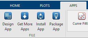 MATLAB APP TOOLBAR